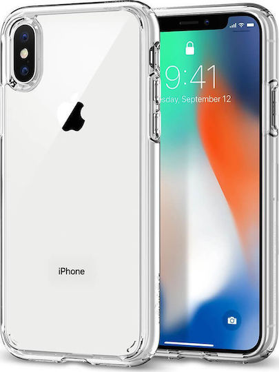 Spigen Ultra Hybrid Umschlag Rückseite Kunststoff Transparent (iPhone X / Xs)
