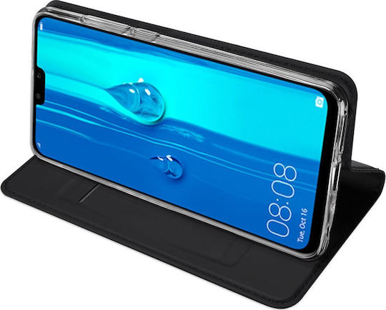 Dux Ducis Skin Pro Book Synthetic Leather Black (Huawei P Smart 2019)