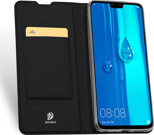 Dux Ducis Skin Pro Book Synthetic Leather Black (Huawei P Smart 2019)