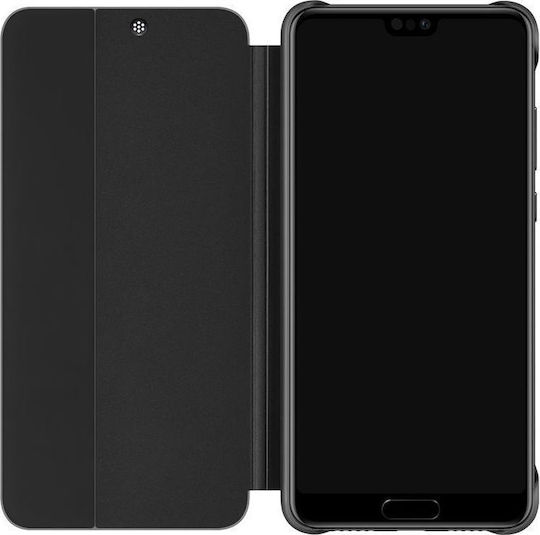 Huawei Smart View Book Δερματίνης Μαύρο (Huawei P20 Lite)
