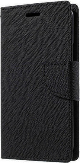 Fancy Wallet Δερματίνης Μαύρο (Redmi Note 8 Pro)