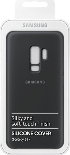 Samsung Задна корица Силикон Черен (Galaxy S9+)