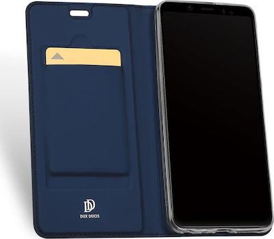 Dux Ducis Skin Pro Series Synthetic Leather Book Blue (Redmi Note 5)