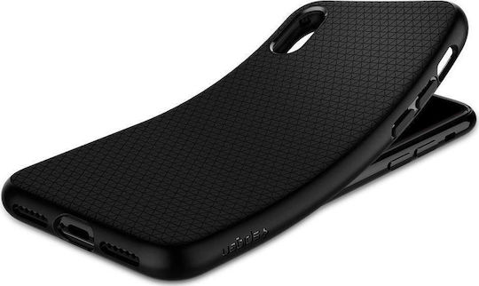 Spigen Liquid Air Back Cover Σιλικόνης Μαύρο (iPhone X / Xs)