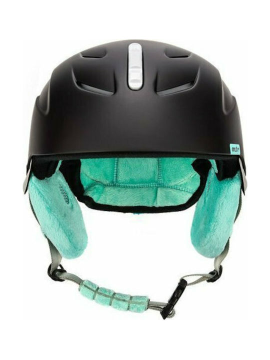 Meteor Lumi Helmet for Ski & Snowboard Black / Mint