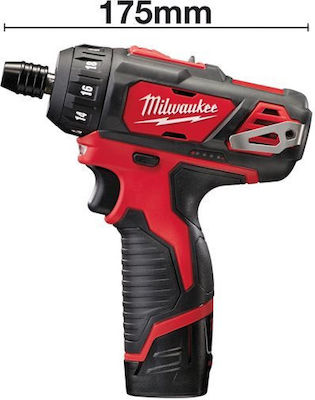 Milwaukee M12 BD-0 Schlagschraubendreher Batterie 12V Solo 4933441910