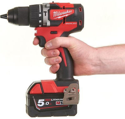 Milwaukee M18 CBLPD-502C Șurubelniță cu percuție Mașină de găurit Baterie Fără perii 18V 2x5Ah 4933464558