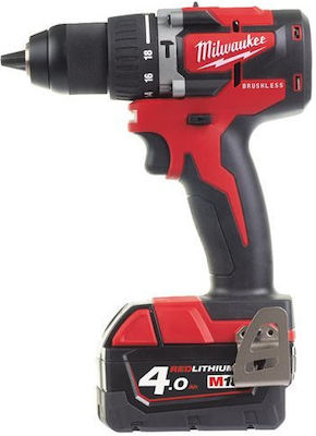 Milwaukee M18 CBLPD-402C Κρουστικό Δραπανοκατσάβιδο Μπαταρίας Brushless 18V 2x4Ah