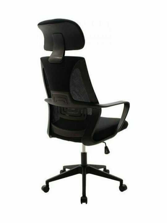 Dolphin Executive Reclining Office Chair with Fixed Arms Black Pakketo