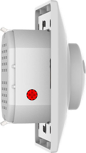 Master Recessed Dimmer Switch with Universal Frame Rotary 1000W in White Colour