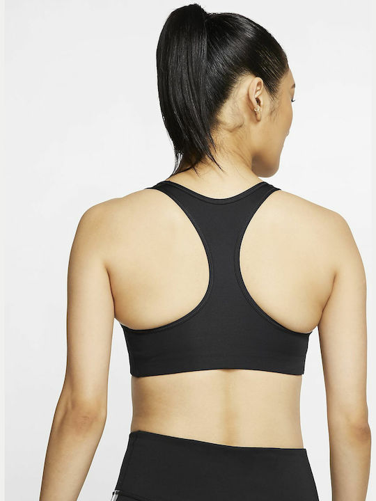 Nike Dri-Fit Medium-Support Γυναικείο Αθλητικό Μπουστάκι Μαύρο