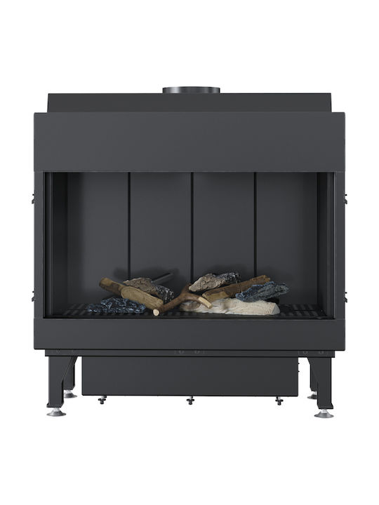 Kratki Leo 70 G20 Șemineu cu inserție Gaz 7.3kW Drept cu ușă fixă Rezervor de expansiune închis