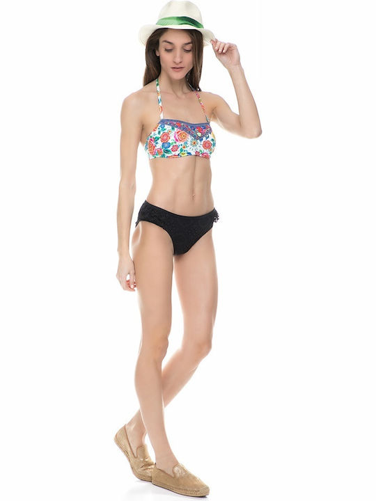 Strapless Bikini Pomo Camino with Detachable Straps Multicolour Floral
