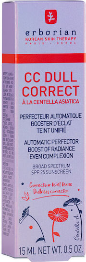 Erborian CC Dull Correct Cream Face Day with SPF25 with Centella Asiatica 15ml