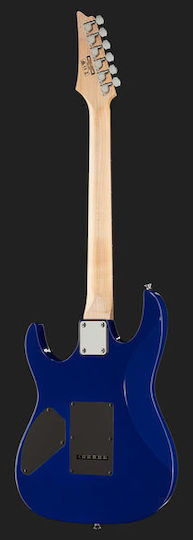 Ibanez GRX70QA Electric Guitar Stratocaster with HSH Pickup Configuration Transparent Blue Burst