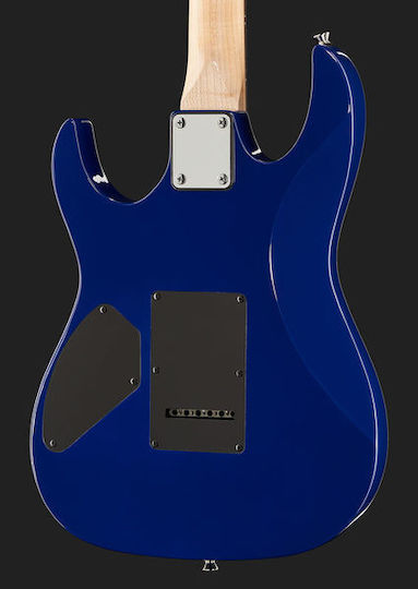 Ibanez GRX70QA Electric Guitar Stratocaster with HSH Pickup Configuration Transparent Blue Burst