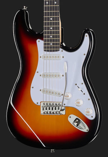 Harley Benton ST20 Ηλεκτρική Κιθάρα ST Style με SSS Διάταξη Μαγνητών 3-Tone Sunburst