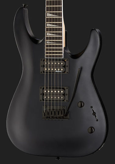 Jackson JS22 Dinky Arch Top Ηλεκτρική Κιθάρα ST Style με HH Διάταξη Μαγνητών Satin Black