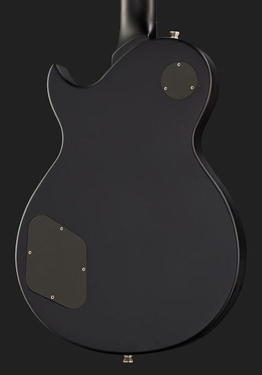 Harley Benton SC-400 Electric Guitar Single cut with HH Pickup Configuration Gold Top Satin