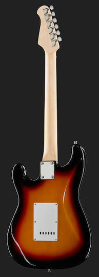 Harley Benton ST-20HSS Electric Guitar Stratocaster with HSS Pickup Configuration 3-Tone Sunburst