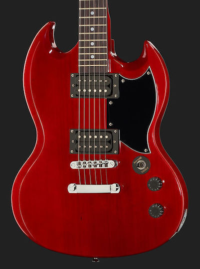 Harley Benton DC-200 Ηλεκτρική Κιθάρα Double Cut με HH Διάταξη Μαγνητών Cherry