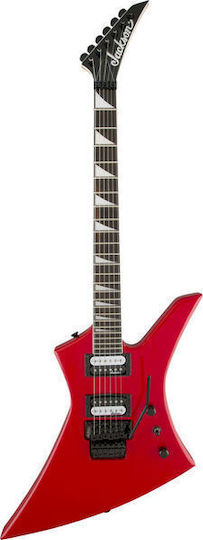 Jackson JS Series Kelly JS32 Ferrari Електрическа Китара Explorer с HH Конфигурация на Пикапите Червено