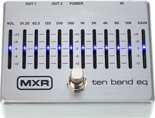 MXR M-108S 10 Band Πετάλι Equalizer Ηλεκτρικής Κιθάρας και Ηλεκτρικού Μπάσου