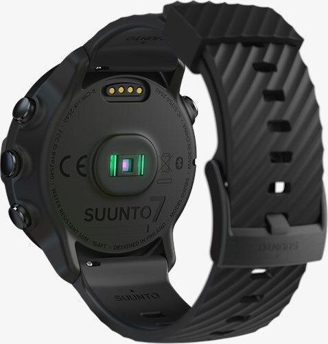 Suunto 7 All Black 50mm Αδιάβροχο Smartwatch με Παλμογράφο (Μαύρο)