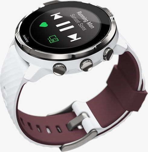 Suunto 7 50мм Водоустойчив Смартчасовник с Пулсомер (White Burgundy)