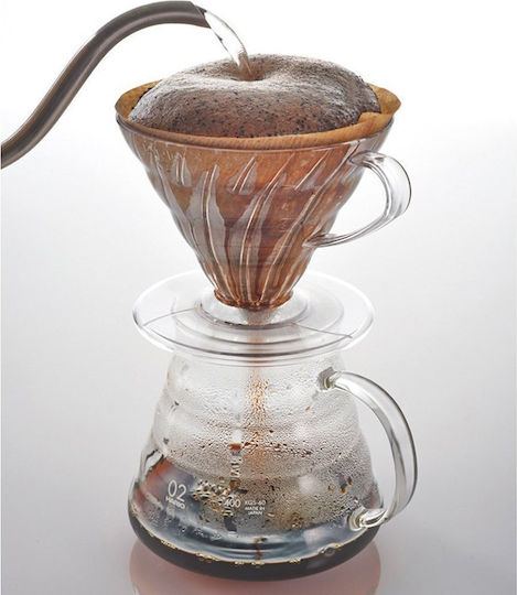 Hario V60 02 Coffee Dripper Plastic Transparent 137x116x102mm