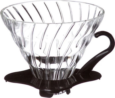 Hario V60 02 Coffee Dripper Glass Transparent 128x115x95mm