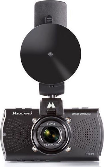 Midland Street Guardian Plus Camcorder Camera DVR Auto cu Ecran pentru Parbriz cu ventuză de aspirație