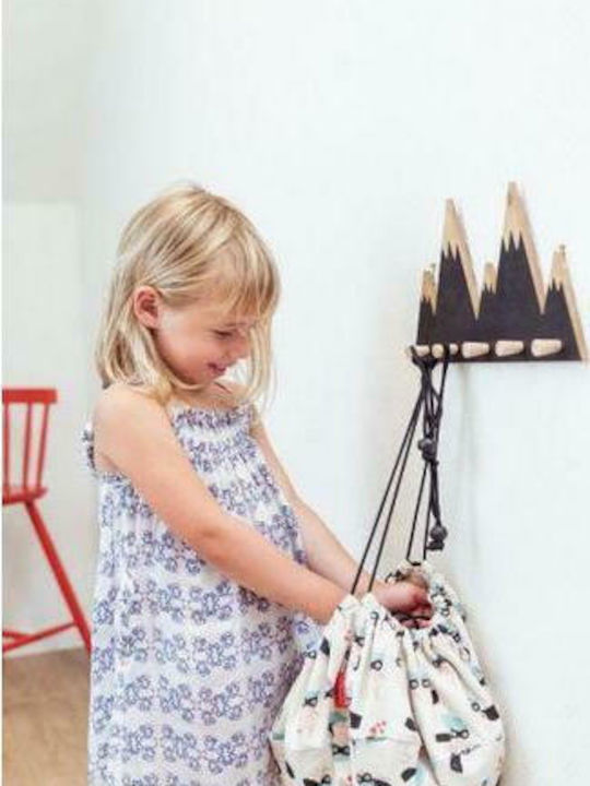 Play&go Kinder Spielmatte aus Stoff Supergirl Weiß 40cm 1Stück