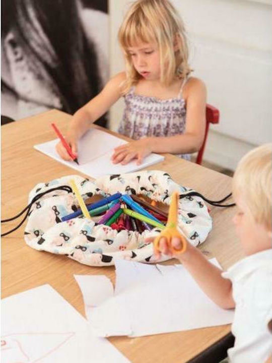 Play&go Kinder Spielmatte aus Stoff Supergirl Weiß 40cm 1Stück