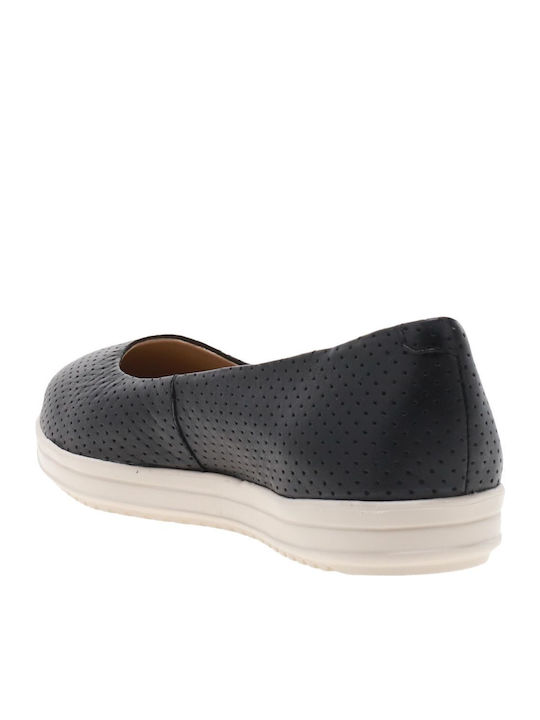 Leather Ballerinas D Genova Black
