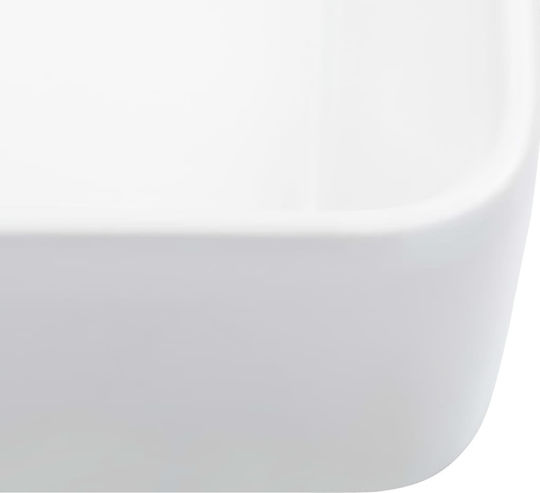 vidaXL Deasupra Blatului Chiuvetă Ceramică 40x30x13cm Alb
