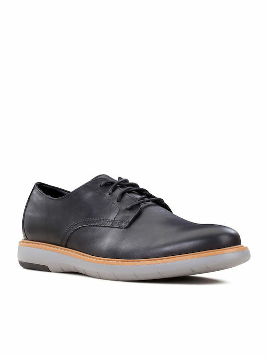 Clarks Draper Men's Leather Casual Shoes Black