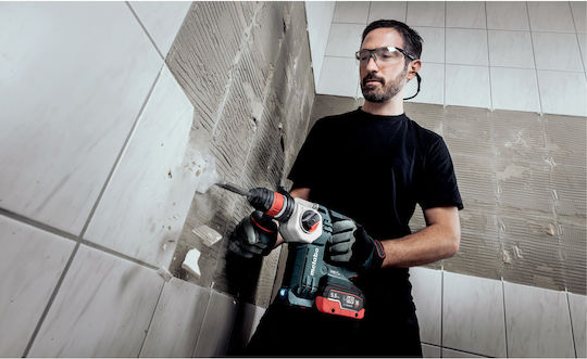 Metabo KHA 18 LTX BL 24 Κρουστικό Σκαπτικό Πιστολέτο Μπαταρίας Brushless 18V 2x5.5Ah με Υποδοχή SDS Plus 600211660