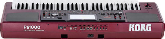 Korg Aranjor PA-1000 Professional Arranger cu 61 Dinamic Taste Roșu