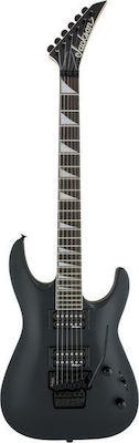 Jackson JS32 DKA Dinky AH FB STN Elektrische Gitarre mit Form Stratocaster und HH Pickup-Anordnung Schwarz