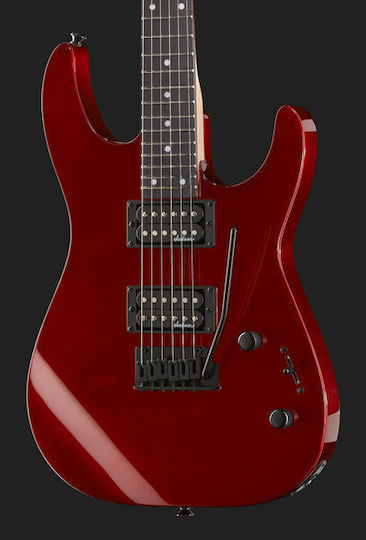 Jackson JS12 Dinky Metallic Elektrische Gitarre Stratocaster mit HH Tonabnehmerkonfiguration Rot