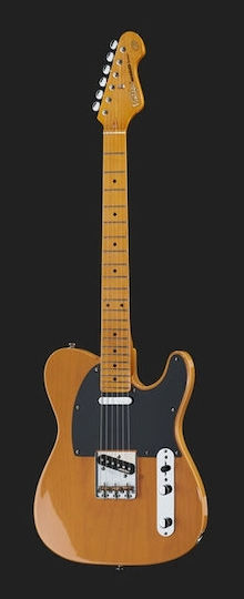 Vintage V52 ReIssued Ηλεκτρική Κιθάρα T Style με SS Διάταξη Μαγνητών Butterscotch