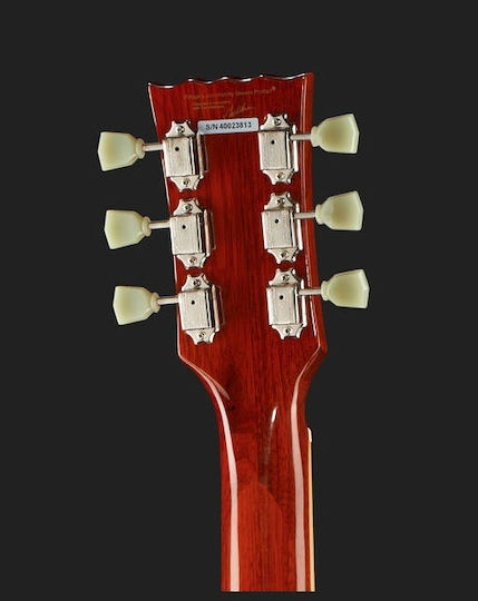 Vintage V100 ReIssued Electric Guitar Single cut with HH Pickup Configuration Lemon Drop