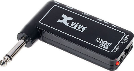 Xvive GA-4 Metal Mini Amplifier for Electric Guitar Black