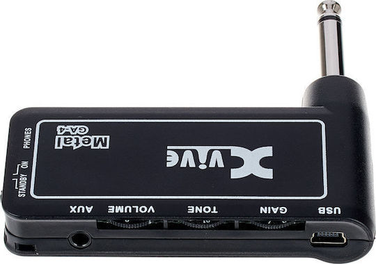 Xvive GA-4 Metal Мини усилвател Електрическа китара Черен