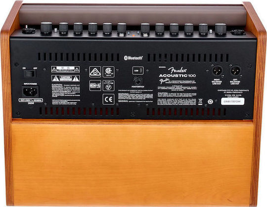 Fender Acoustic 100 Комбо усилвател За Акустични Инструменти 1 x 8" 100W Кафяв