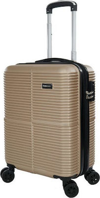 Forecast A922 Cabin Travel Suitcase Hard Gold with 4 Wheels Height 55cm