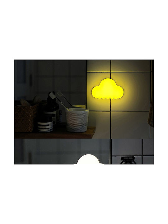 Allocacoc Led Παιδικό Διακοσμητικό Φωτιστικό Cloud Night Κίτρινο 7.9x3.5x12.2εκ.