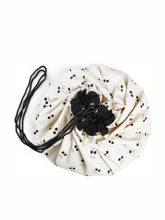 Play&go Saltea de Joacă pentru Copii din Țesătură Cherry Alb 1buc