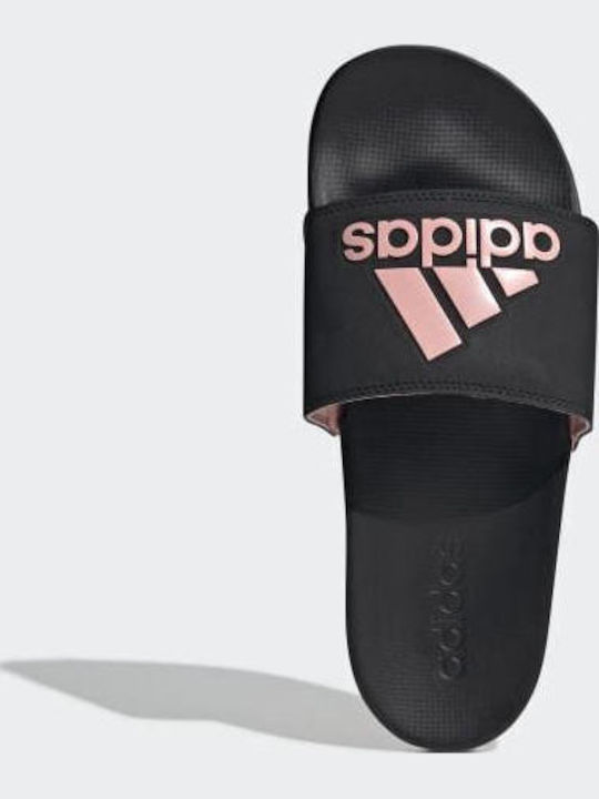 Adilette Cloudfoam Plus Logo Men's Slides Black